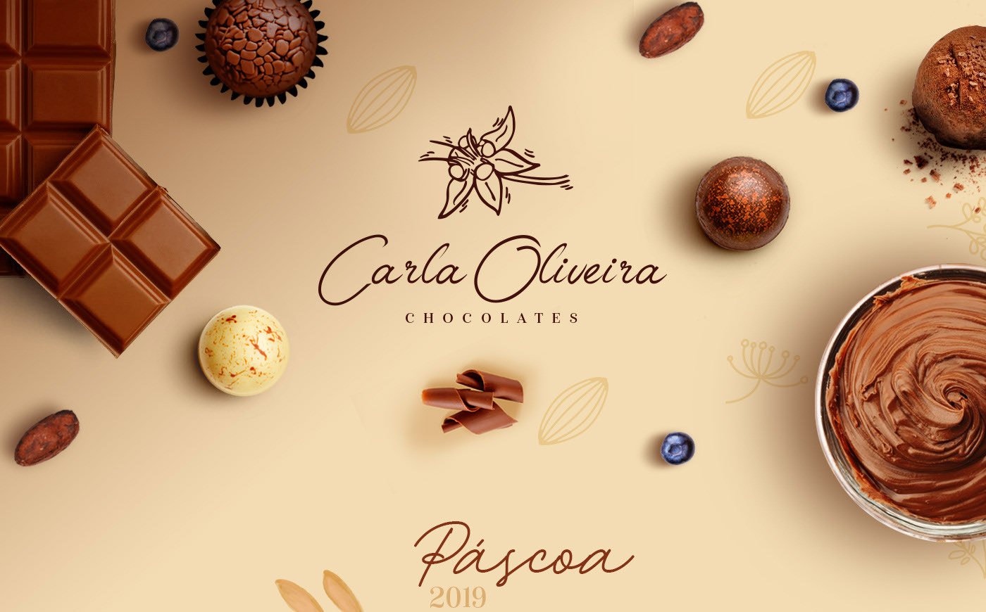 Mídias Sociais Carla Oliveira Chocolates -  Cacau Studio