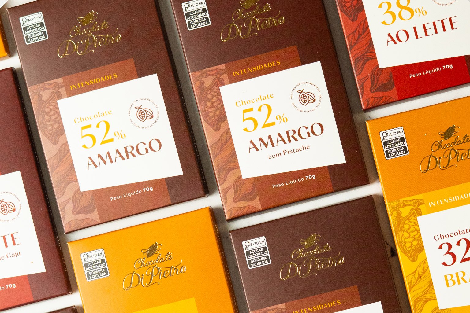 Embalagens DiPietro Chocolate -  Cacau Studio