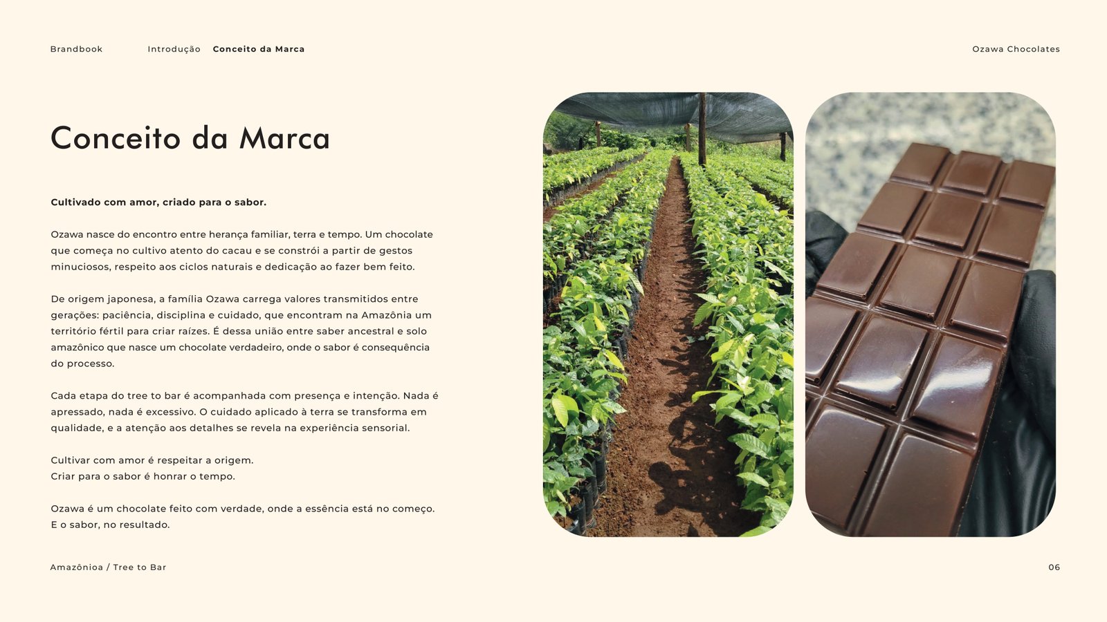 Brandbook Ozawa Chocolate -  Cacau Studio