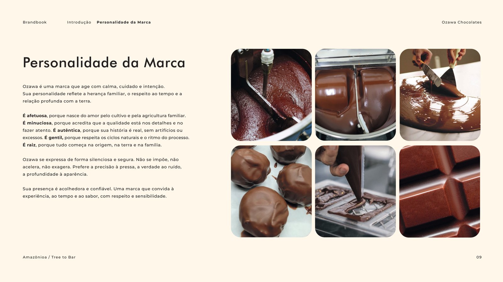 Brandbook Ozawa Chocolate -  Cacau Studio