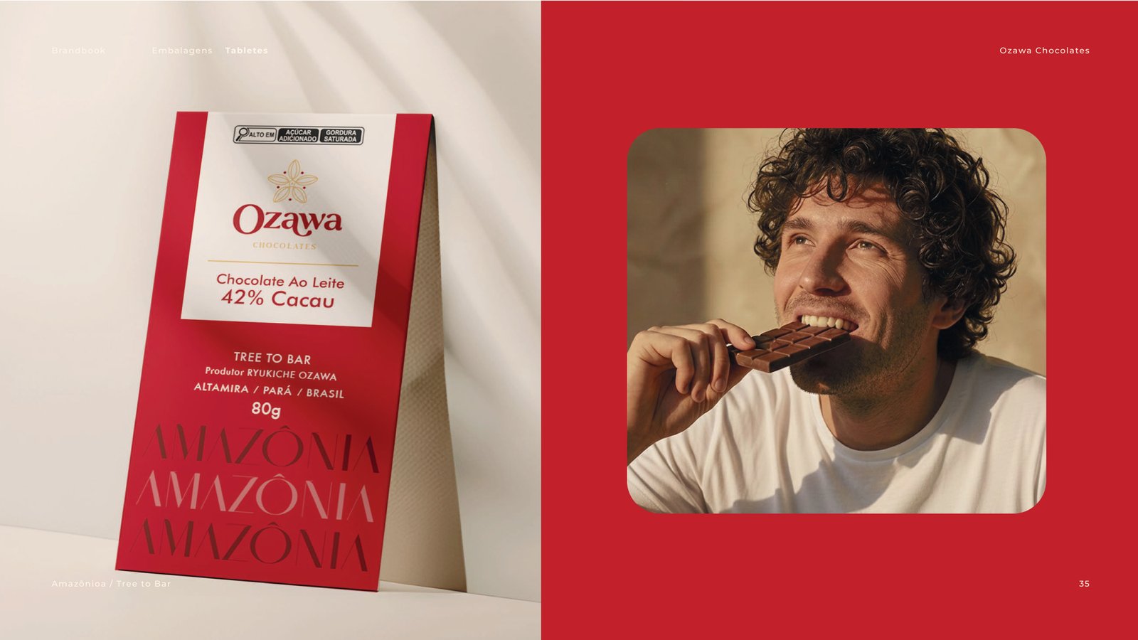 Brandbook Ozawa Chocolate -  Cacau Studio