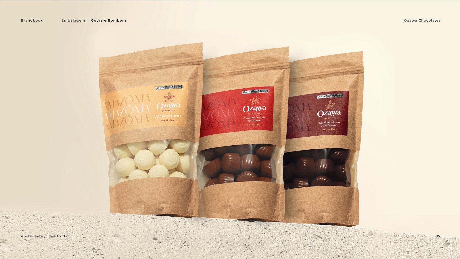 Brandbook Ozawa Chocolate -  Cacau Studio