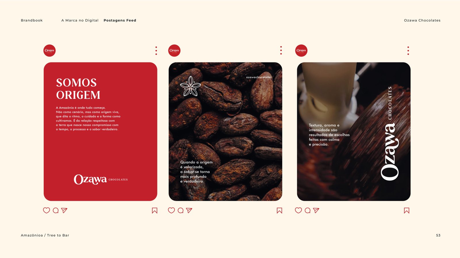 Brandbook Ozawa Chocolate -  Cacau Studio