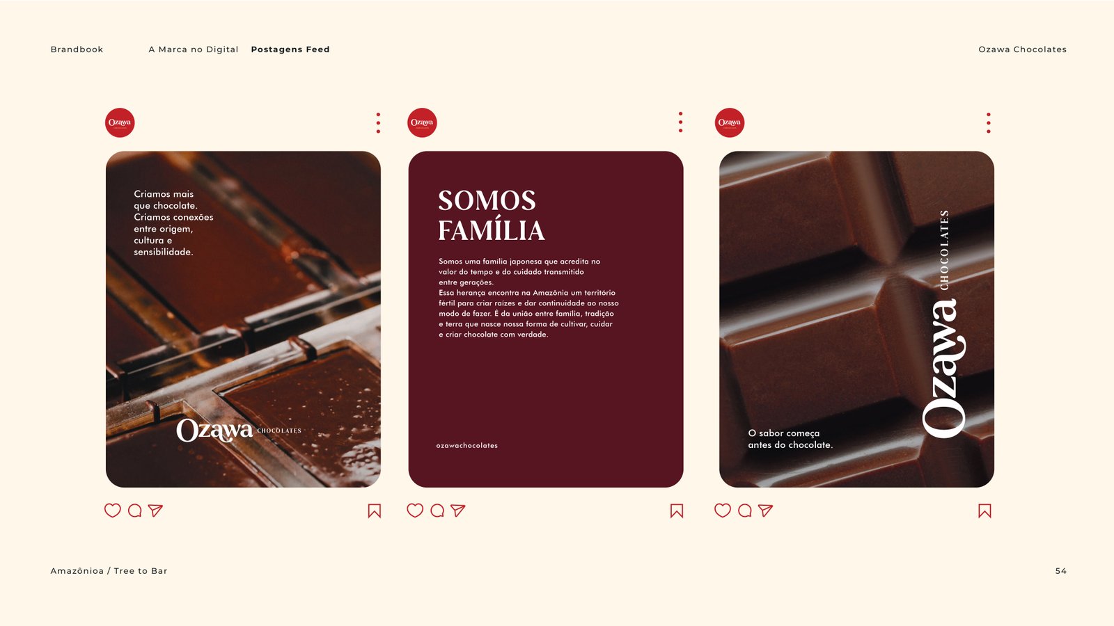 Brandbook Ozawa Chocolate -  Cacau Studio