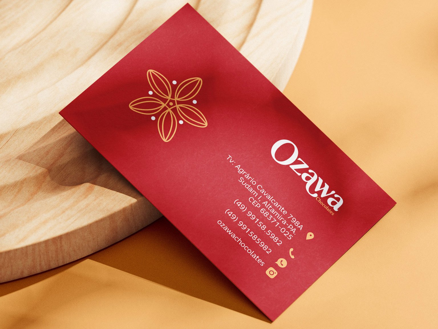Design Gráfico Ozawa Chocolate -  Cacau Studio