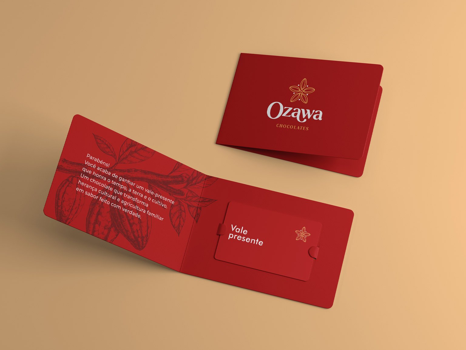 Design Gráfico Ozawa Chocolate - Cacau Studio