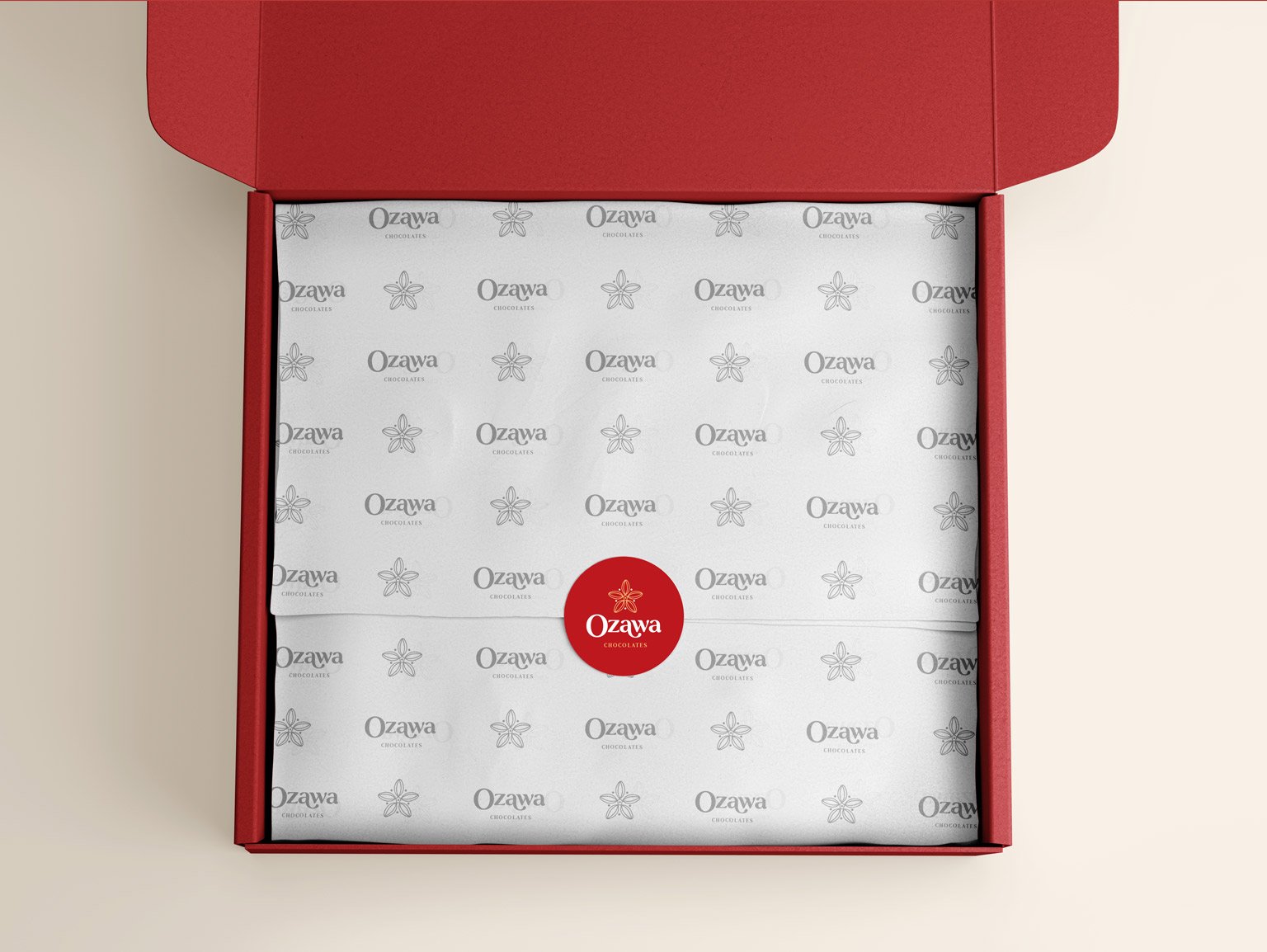 Design Gráfico Ozawa Chocolate -  Cacau Studio