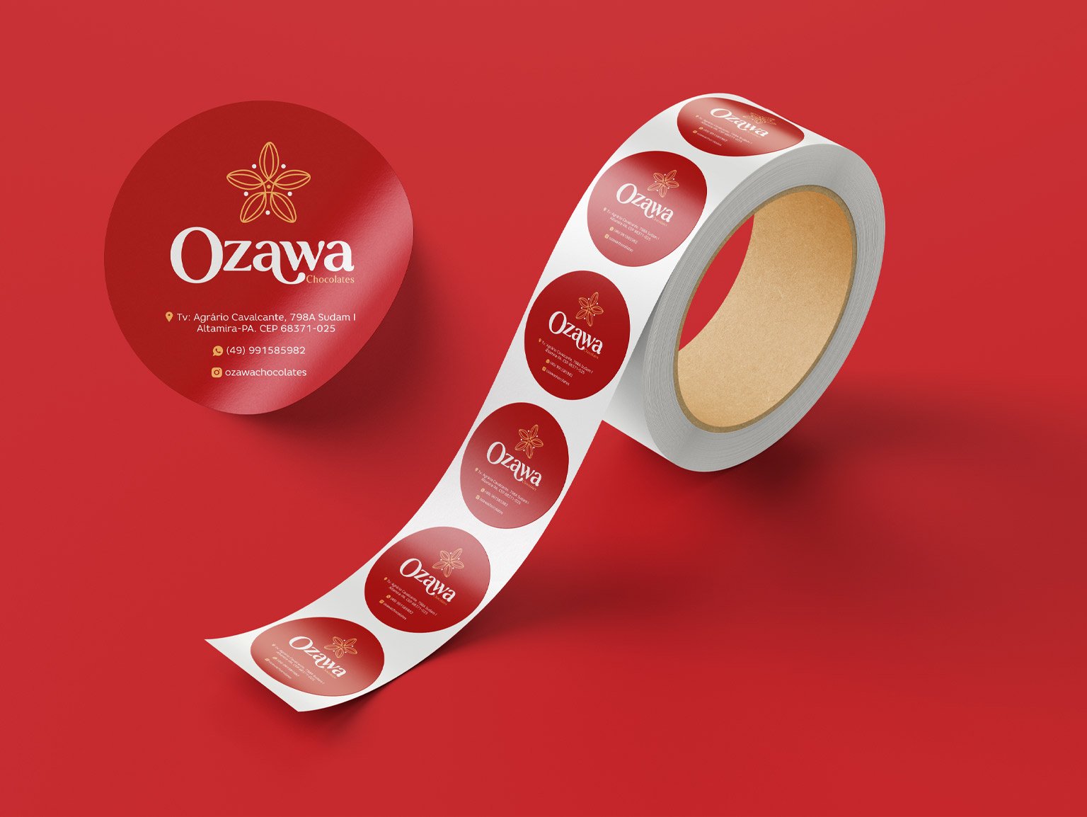 Design Gráfico Ozawa Chocolate -  Cacau Studio