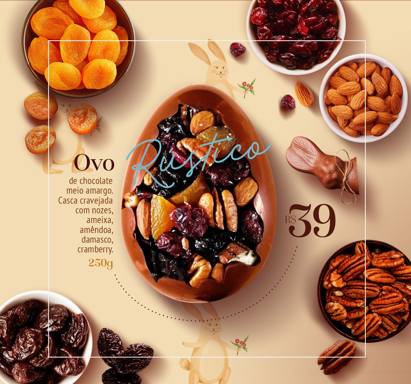 Carla Oliveira Chocolates — mídias sociais, campanha de Páscoa